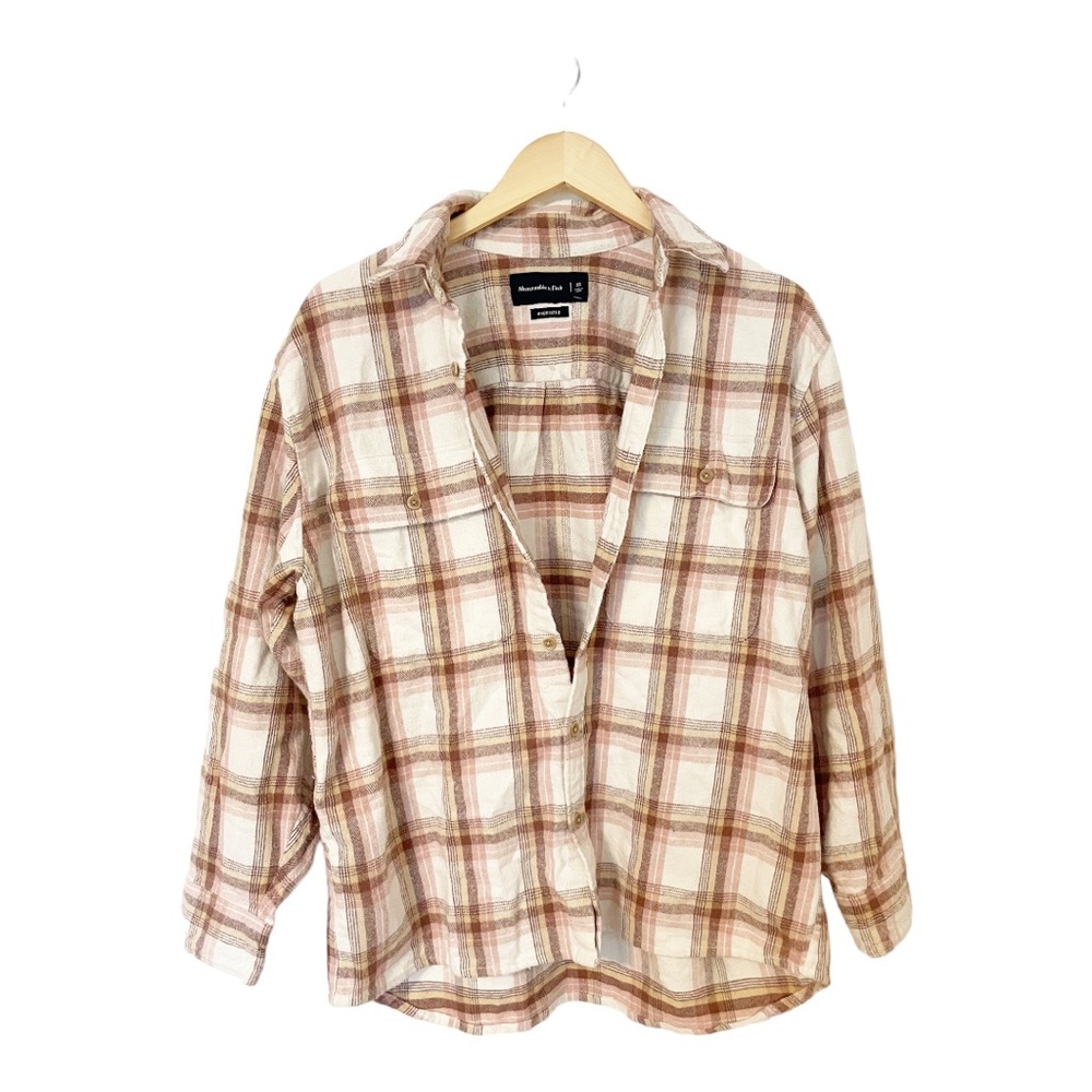 Abercrombie Men's 90s Oversized Flannel